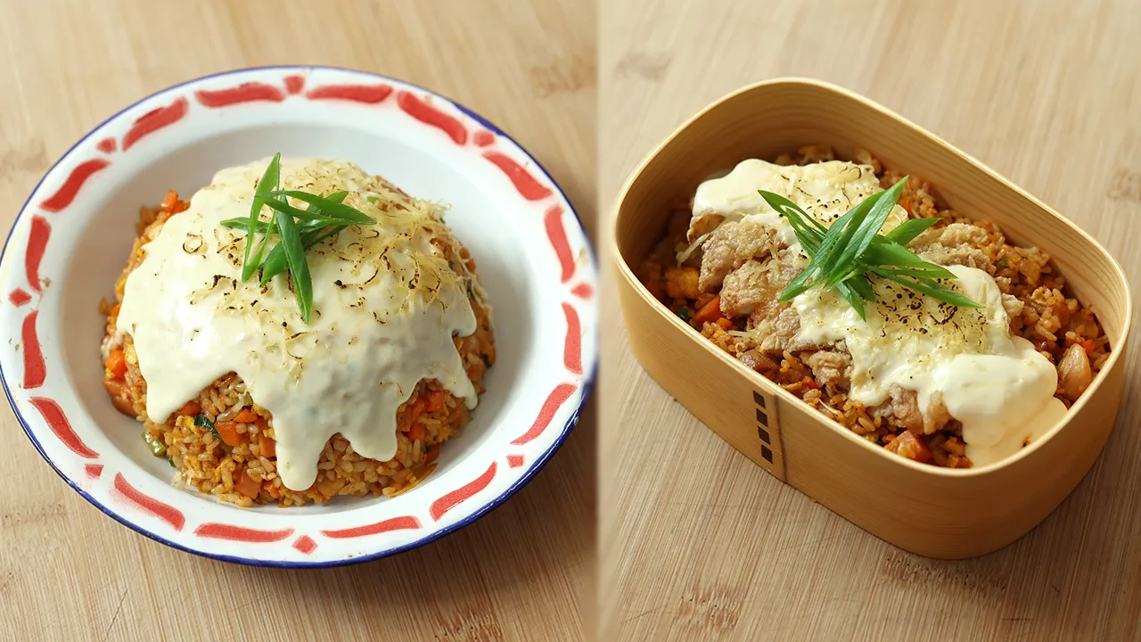 Nasi Goreng Saus Keju